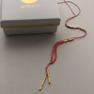 Gorjana Pink Coral Power Gemstone Necklace